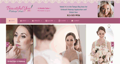 Desktop Screenshot of beautifulyoumakeup.net
